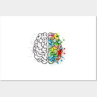 Left Brain Right Brain Posters and Art